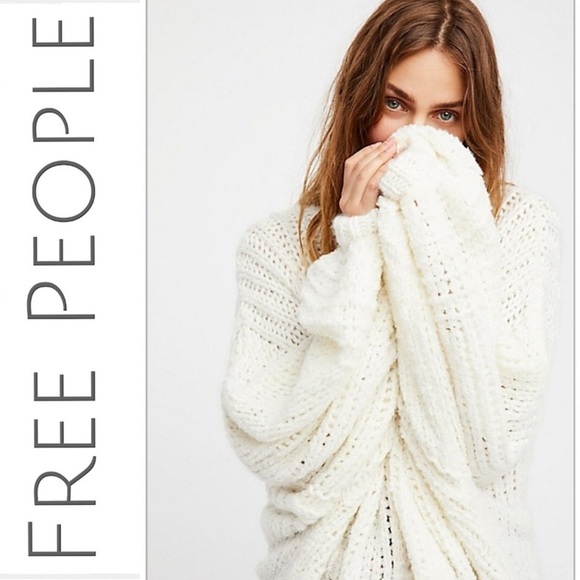 Free People Sweaters - Free People Chamomile Open Knit Balloon Sleeve Cardigan Sweater